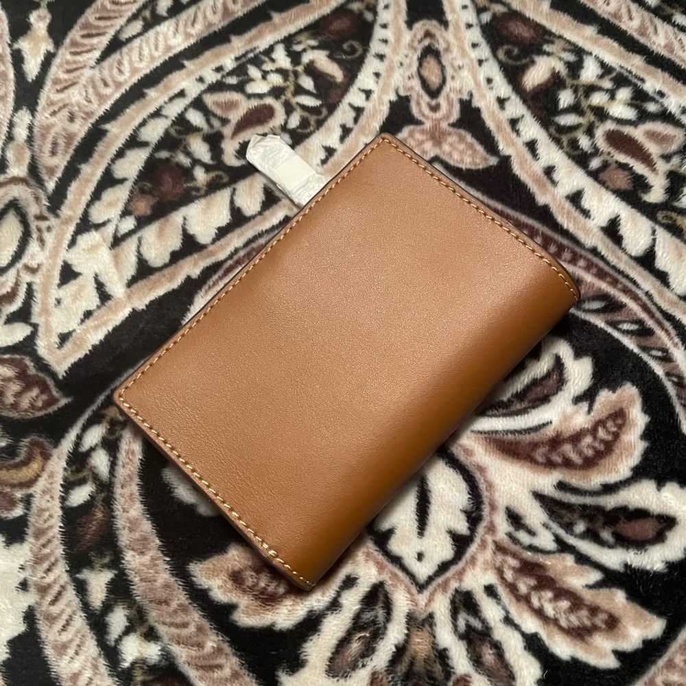 LRL Brown & Orange Leather Wallet - Picture 2 of 7